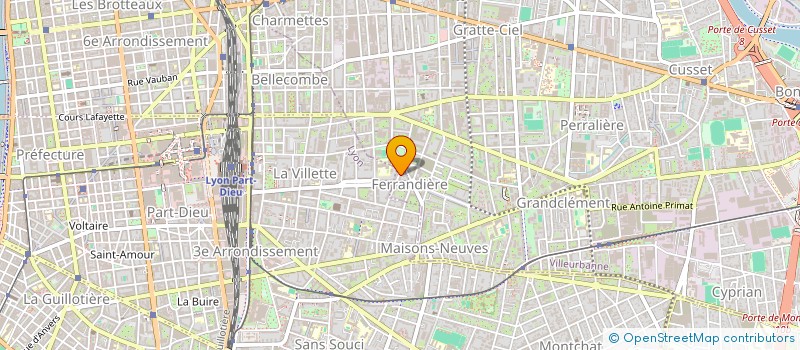 localisation de l'entreprise NOEMIE à VILLEURBANNE