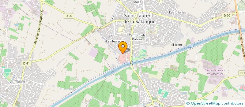 localisation de l'entreprise NOEMIE  SAINT-LAURENT-DE-LA-SALANQUE