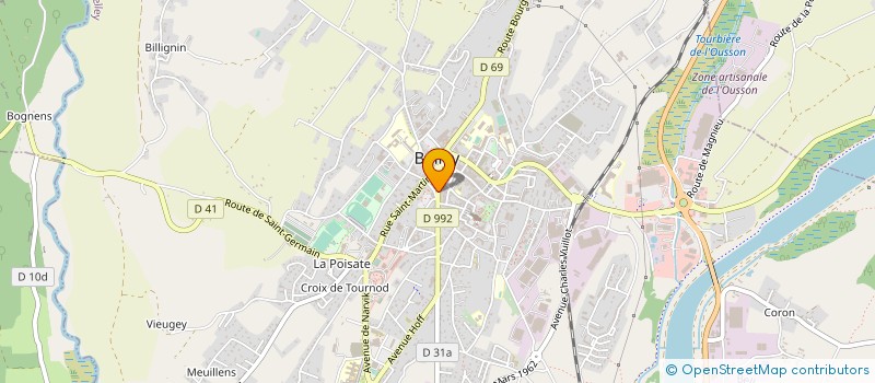 localisation de l'entreprise NOEMIE BEAUFORT  BELLEY