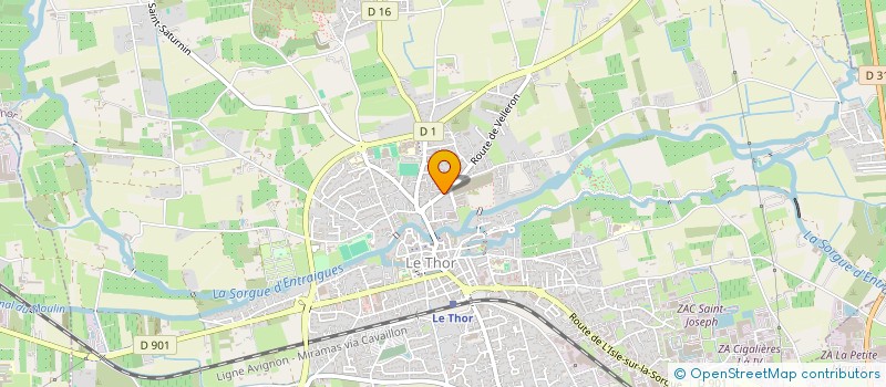 localisation de l'entreprise NOEMIE SERVICES  LE THOR