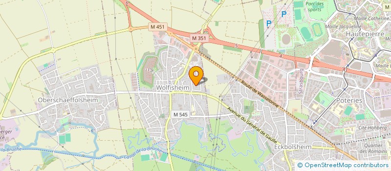 localisation de l'entreprise NOEMIE WENTZ  WOLFISHEIM