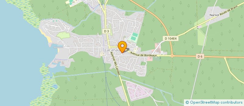 localisation de l'entreprise NOENAIS  LACANAU