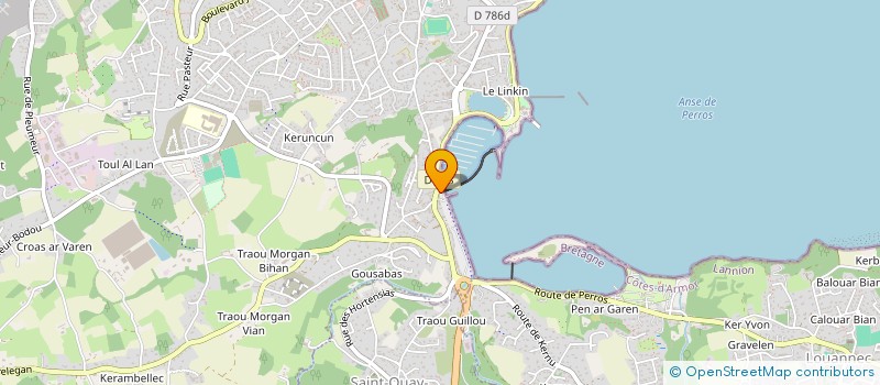 localisation de l'entreprise NOENAT à PERROS-GUIREC
