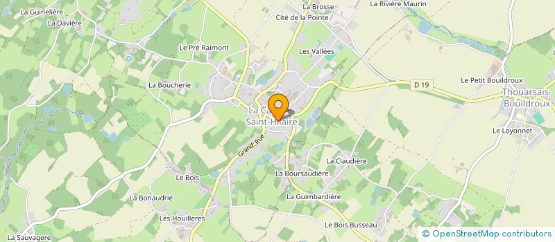 localisation de l'entreprise NOENATH  LA CAILLERE-SAINT-HILAIRE