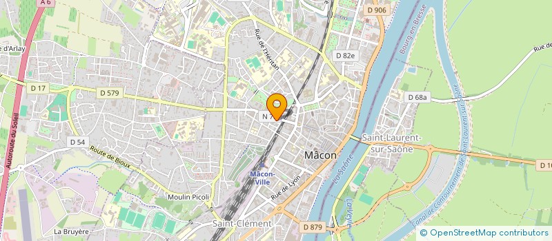 localisation de l'entreprise NOENEF à MACON
