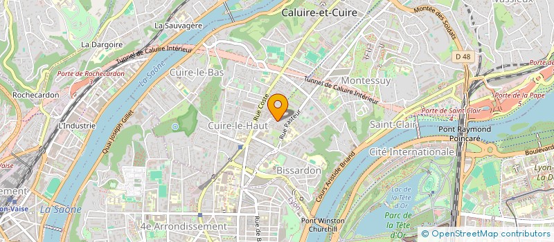 localisation de l'entreprise NOERGIE à CALUIRE-ET-CUIRE