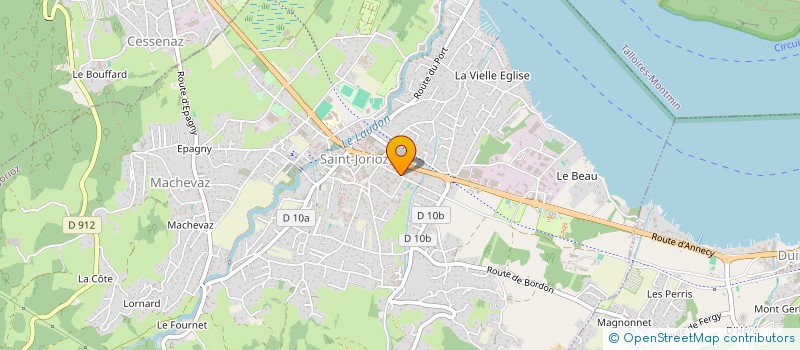 localisation de l'entreprise NOERI à SAINT-JORIOZ