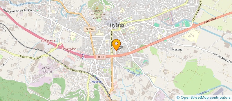 localisation de l'entreprise NOERIS à HYERES