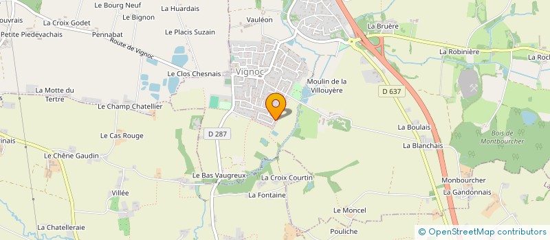 localisation de l'entreprise NOES  VIGNOC