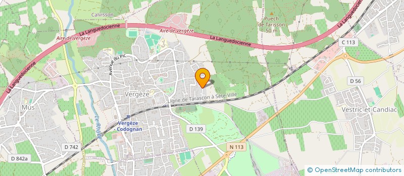 localisation de l'entreprise NOES  VERGEZE