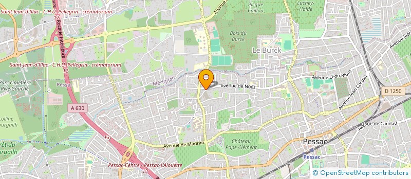 localisation de l'entreprise NOES REEDUCATION à PESSAC