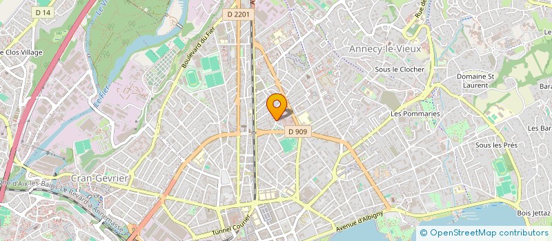 localisation de l'entreprise NOESIS à ANNECY