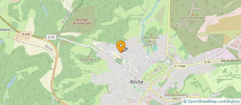 localisation de l'entreprise NOESIS  BITCHE