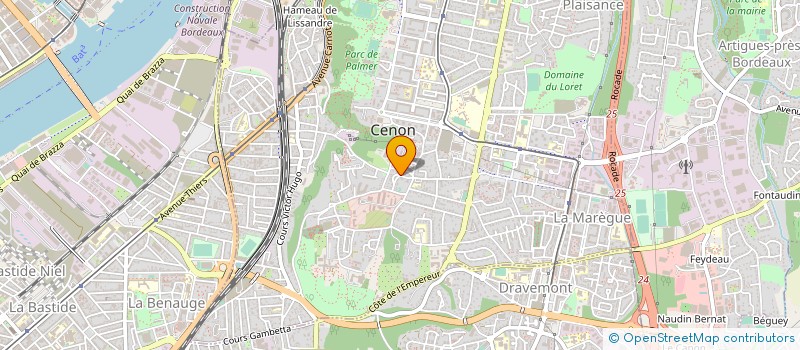 localisation de l'entreprise NOESYA  BORDEAUX