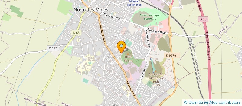 localisation de l'entreprise NOEUX IMPRIM' à NOEUX LES MINES