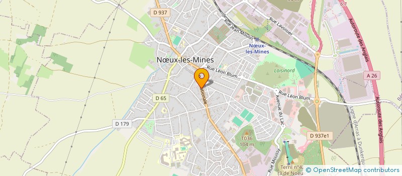localisation de l'entreprise NOEUX KEBAB  NUX-LES-MINES