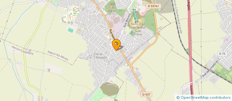 localisation de l'entreprise NOEUX TAXI  NUX-LES-MINES