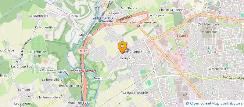 localisation de l'entreprise NOEV  SAINT-CYR-SUR-LOIRE