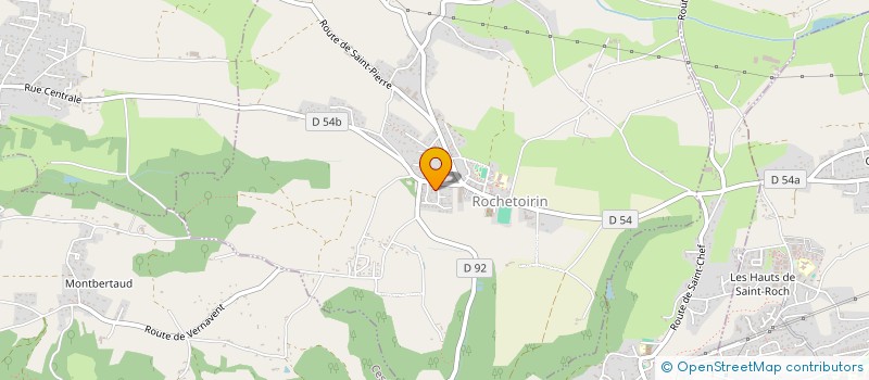 localisation de l'entreprise NOEVA  ROCHETOIRIN