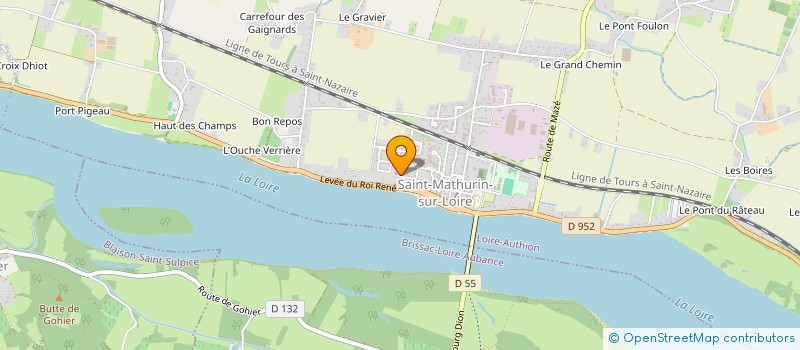 localisation de l'entreprise NOEVA  LOIRE-AUTHION