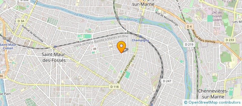 localisation de l'entreprise NOEVA  SAINT-MAUR-DES-FOSSES