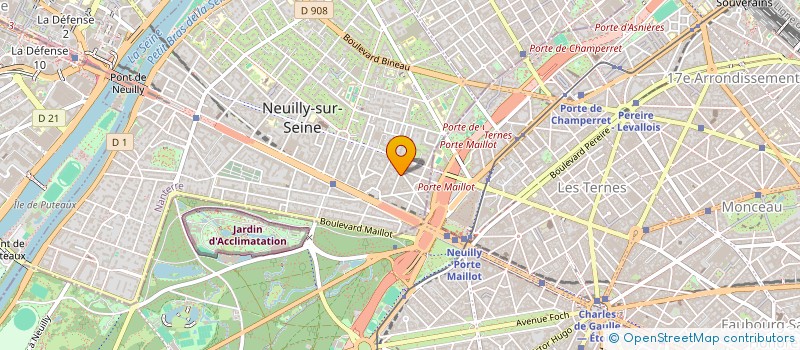 localisation de l'entreprise NOEVA EURL à NEUILLY-SUR-SEINE
