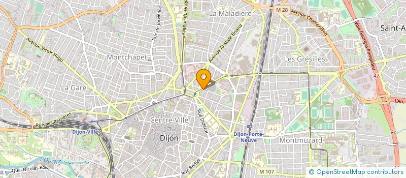localisation de l'entreprise NOEVA PROMOTION à DIJON