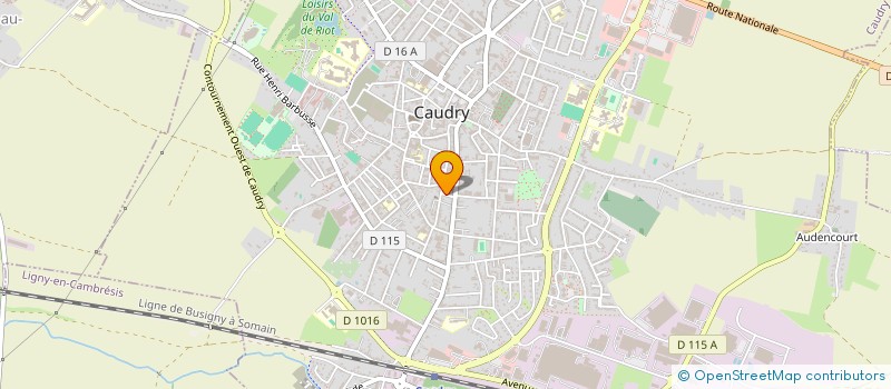 localisation de l'entreprise NOEVIC  CAUDRY