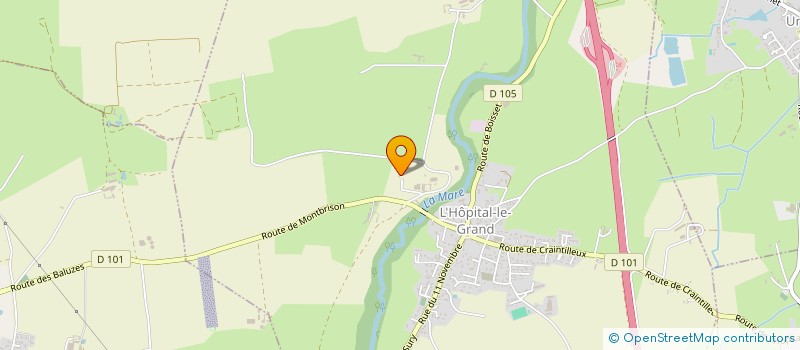 localisation de l'entreprise NOEXHEM  L'HOPITAL-LE-GRAND