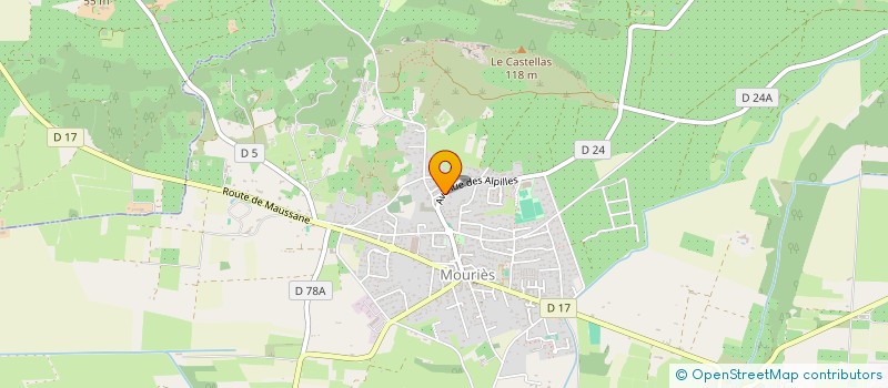 localisation de l'entreprise NOEXIS  MOURIES