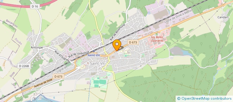 localisation de l'entreprise NOFA  SAINT-VIT