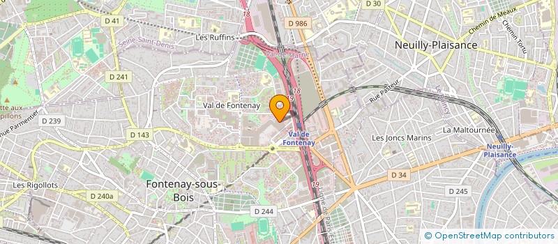 localisation de l'entreprise NOFIREC à FONTENAY-SOUS-BOIS
