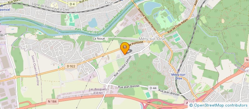 localisation de l'entreprise NOFRA à MERY-SUR-OISE