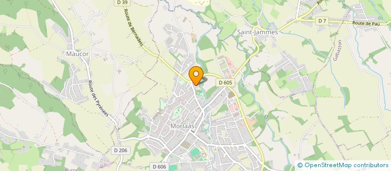 localisation de l'entreprise NOFRELIA  MORLAAS