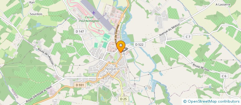 localisation de l'entreprise NOG 26  NOGARO