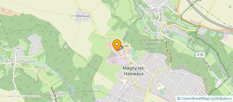 localisation de l'entreprise NOGA  MAGNY-LES-HAMEAUX