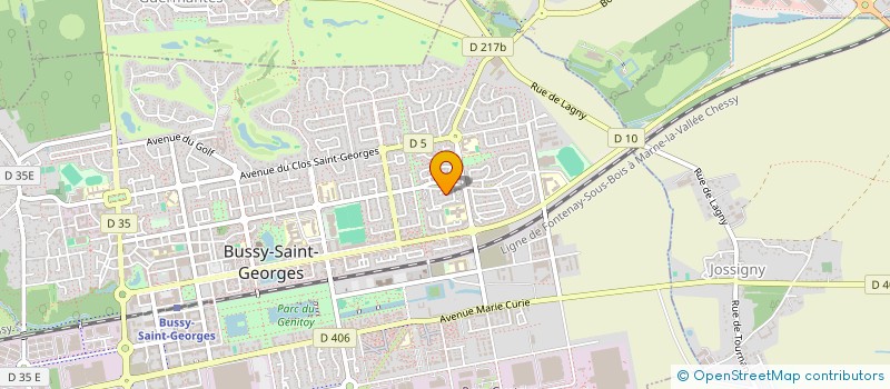 localisation de l'entreprise NOGAB  BUSSY-SAINT-GEORGES