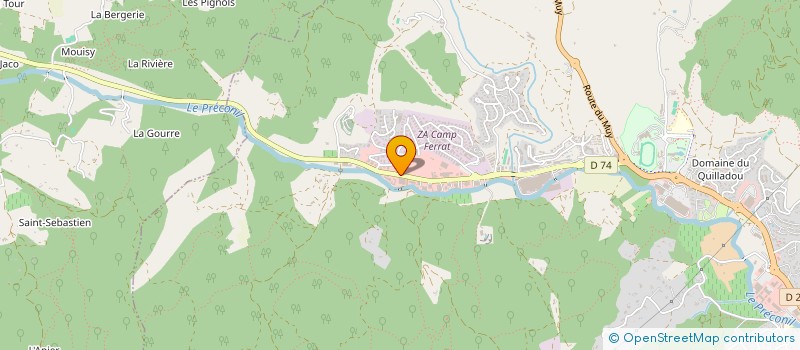 localisation de l'entreprise NOGAL à SAINTE-MAXIME