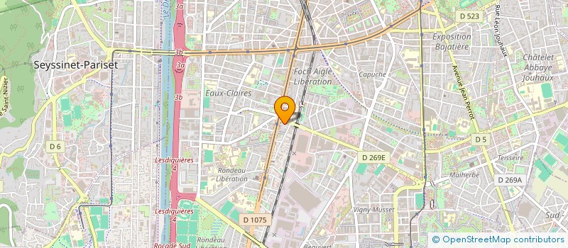 localisation de l'entreprise NOGARA CREATION  GRENOBLE