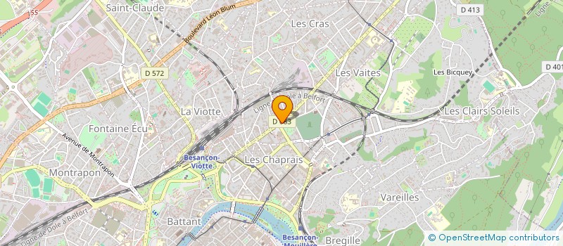localisation de l'entreprise NOGARA SERVICES à BESANCON