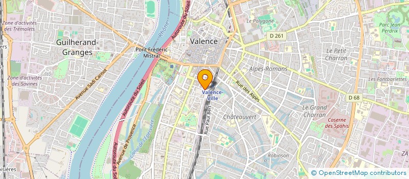 localisation de l'entreprise NOGARET-MORAND à VALENCE