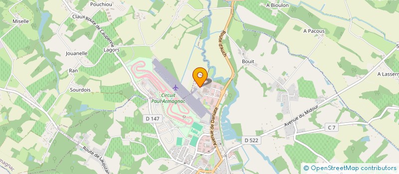 localisation de l'entreprise NOGARO AVIATION à NOGARO