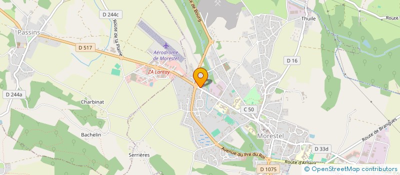 localisation de l'entreprise NOGAS  ARANDON-PASSINS