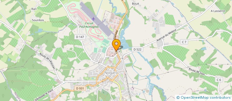localisation de l'entreprise NOGAYORK à NOGARO
