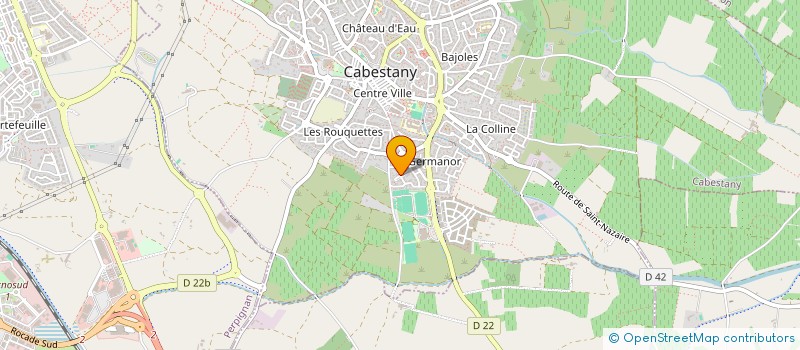 localisation de l'entreprise NOGE 66  CABESTANY