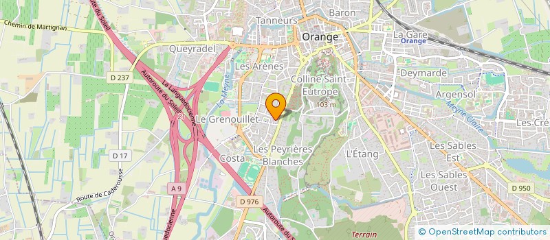 localisation de l'entreprise NOGENT  ORANGE