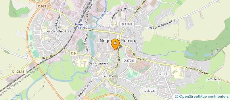 localisation de l'entreprise NOGENT AMBULANCES à NOGENT-LE-ROTROU