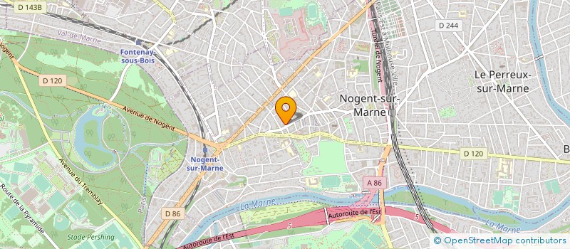 localisation de l'entreprise NOGENT DISTRIBUTION  NOGENT-SUR-MARNE