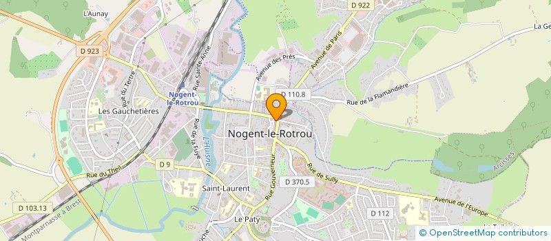 localisation de l'entreprise NOGENT ESPACE BEAUTE à NOGENT-LE-ROTROU