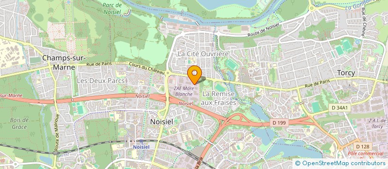 localisation de l'entreprise NOGENT LINO PEINTURES  NOISIEL